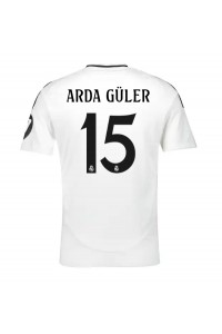 Real Madrid Arda Guler #15 Voetbaltruitje Thuis tenue 2024-25 Korte Mouw